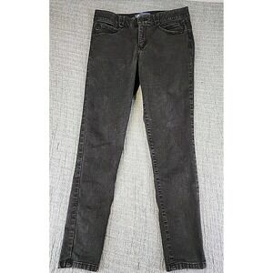 Democracy Jegging Jeans Womens 10 Black "Ab" Solution Skinny Mid Rise Stretch
